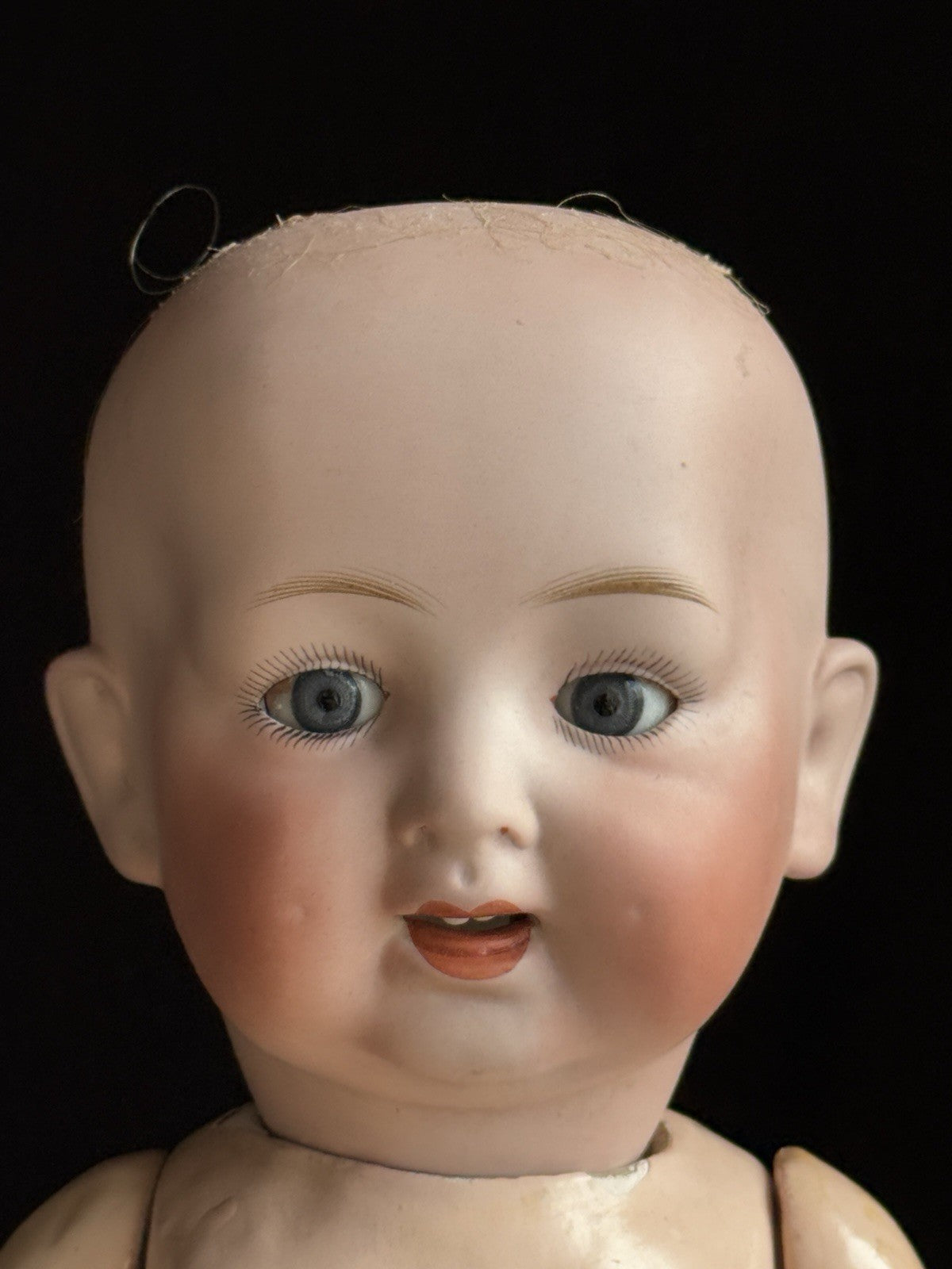Antique Japan 16” Bisque Head Morimura Brothers Baby Doll