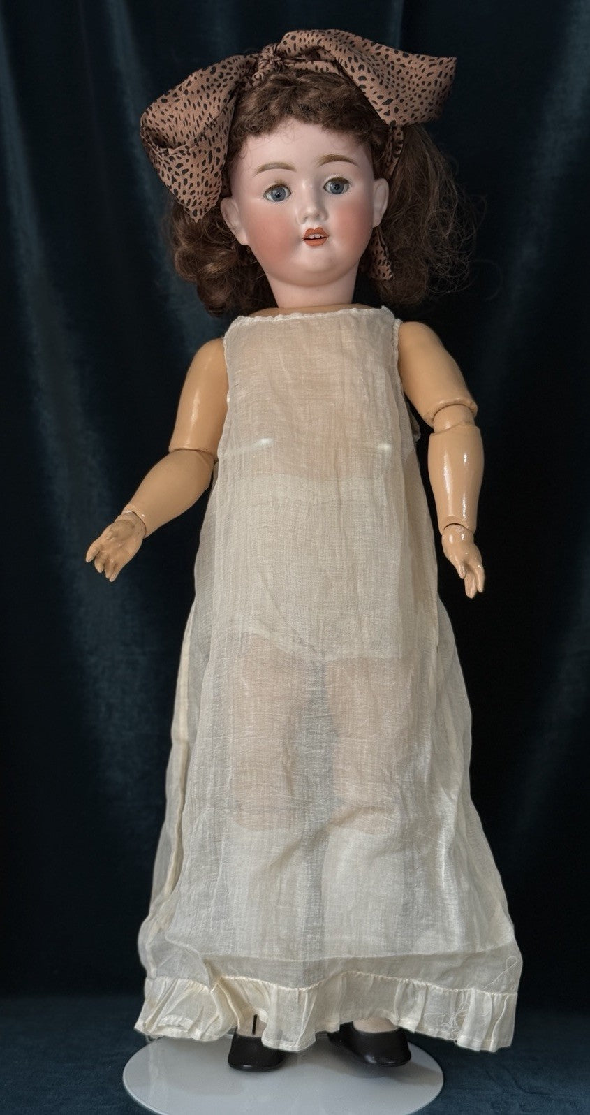 Antique German Kley Hahn Walkure 24” Doll Bisque Head Composition Body