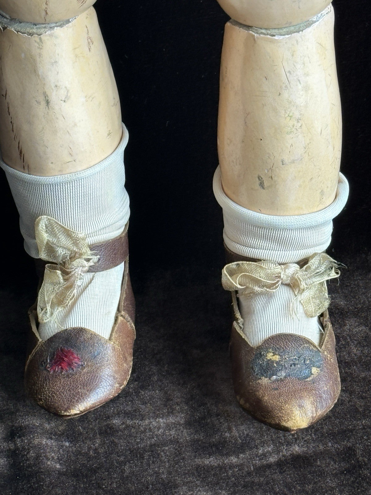 Antique German French 21.5” Tete Jumeau Simon Halbig Dep Bisque Head Doll