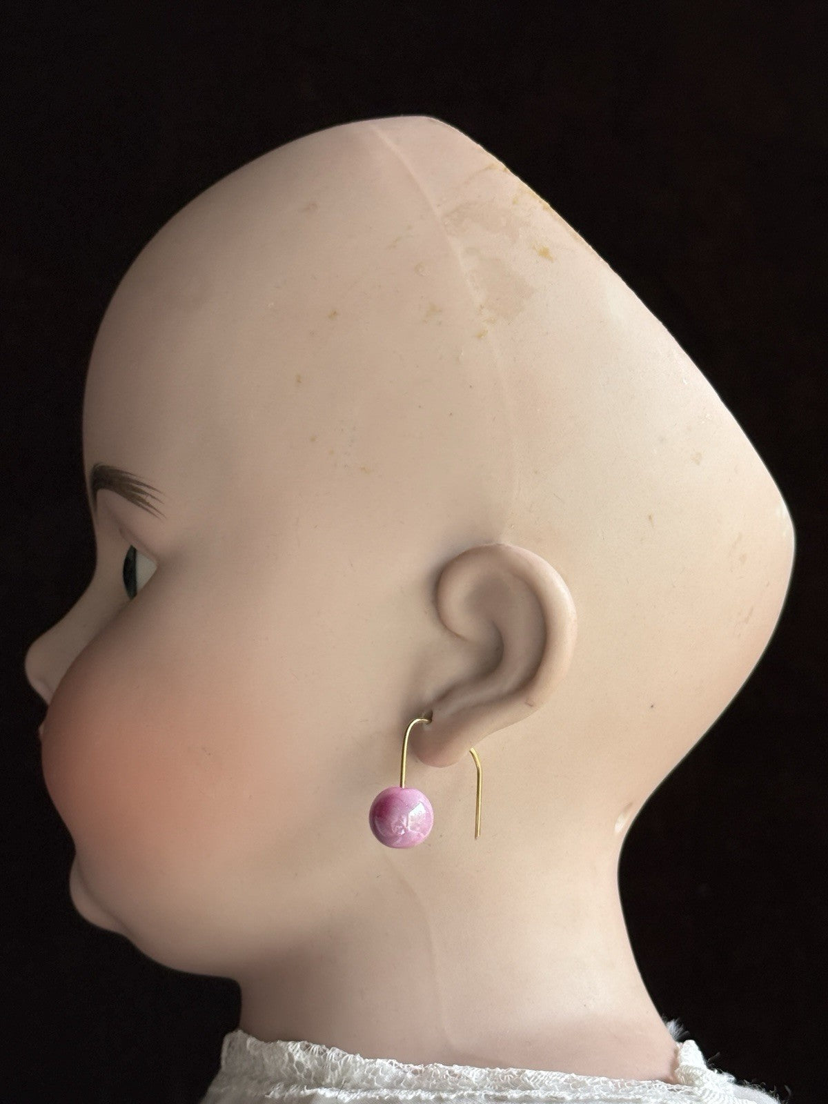 Large Antique German 31” Simon Halbig Bisque Shoulder Head Doll