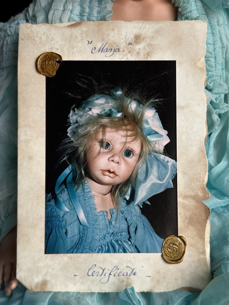 OOAK 25” GSR Fairy Manja Porcelain Doll Gerda Schaarman-Rijsdijk LE 10