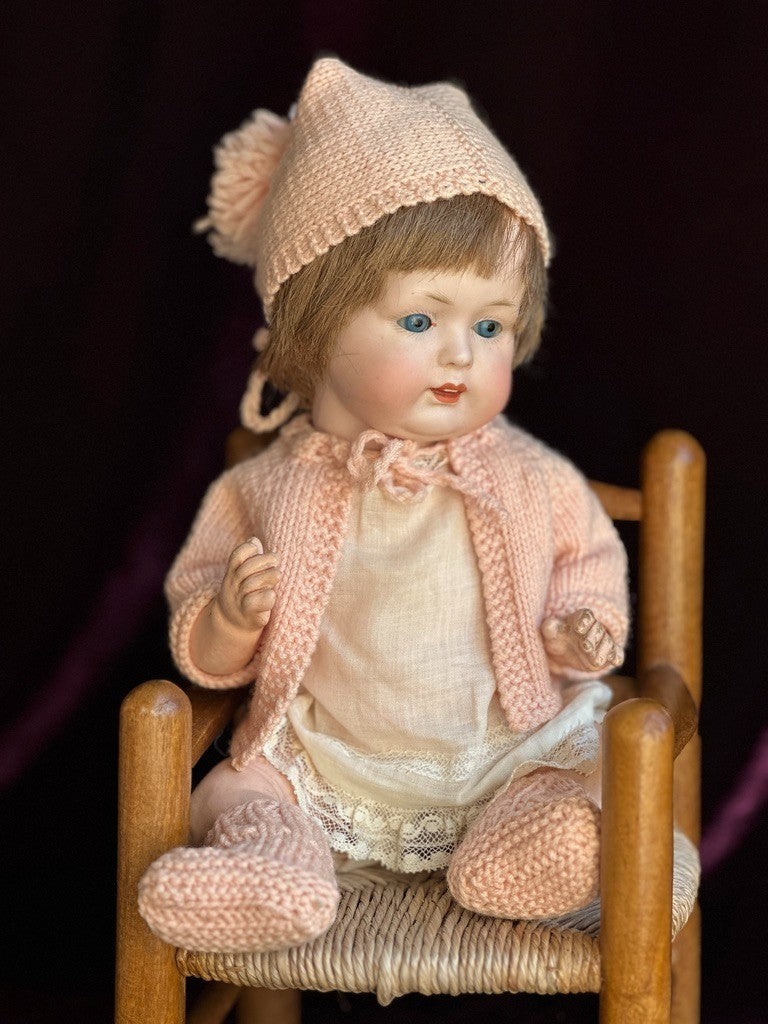 Rare Antique German 11” Bahr & Proschild 604 Bisque Head Baby Doll