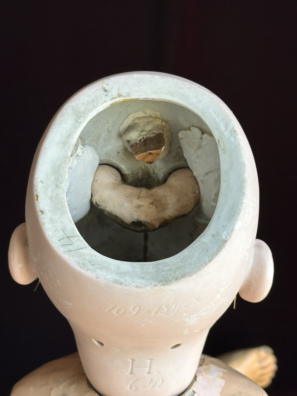 Antique German 30” Heinrich  Handwerck 109 Bisque Head Doll