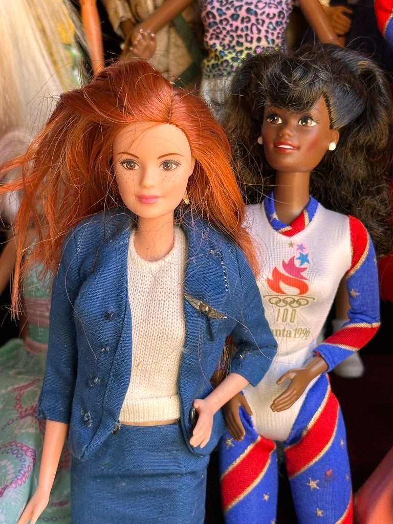 Lot of 17 Vintage Mattel Babrbie and Friends Dolls As Is