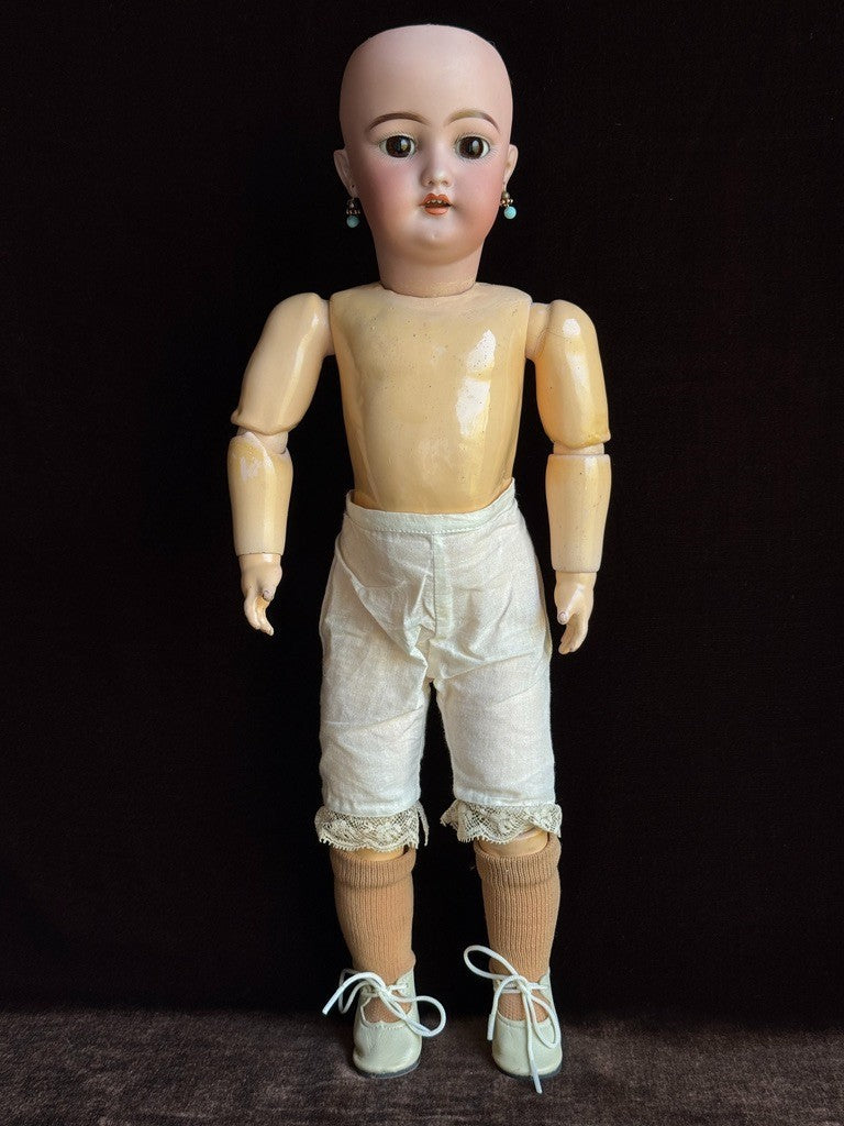 Rare Antique German 16” Heinrich Handwerck 189 Bisque Head Doll