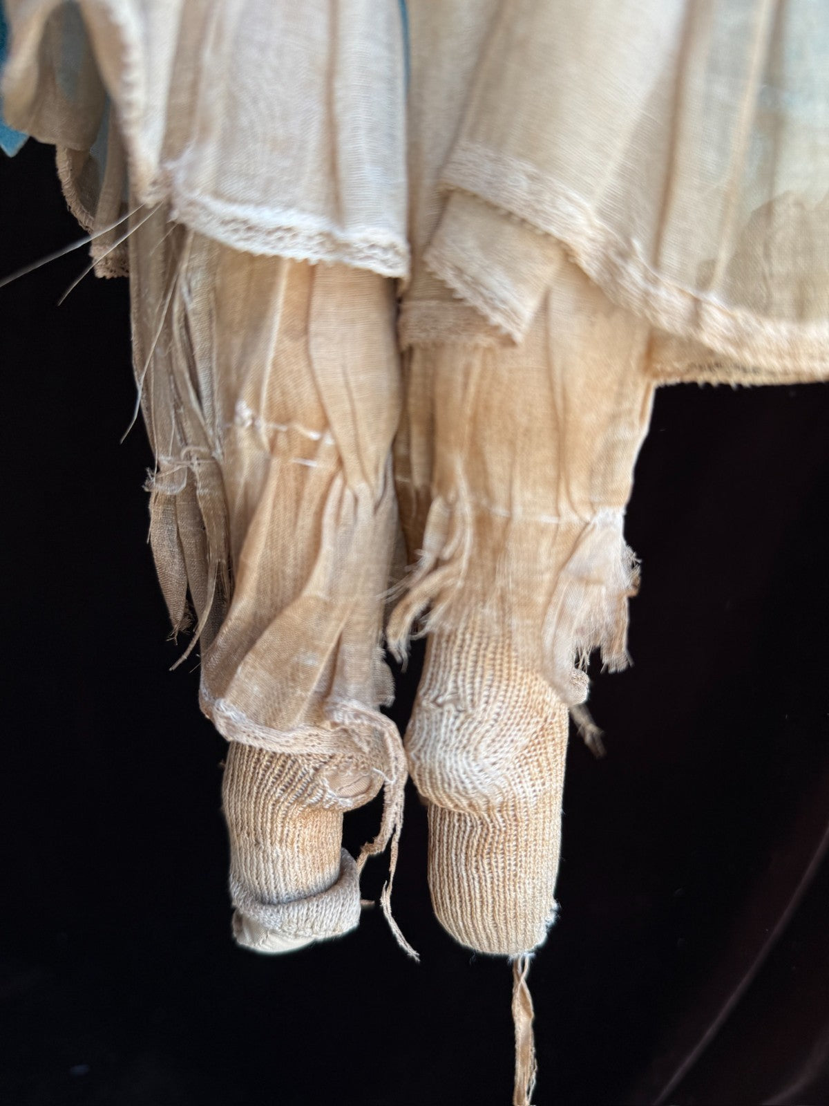 Vintage Italian 24.5” Lenci Artdeco French Boudoir Felt Cloth Character Doll