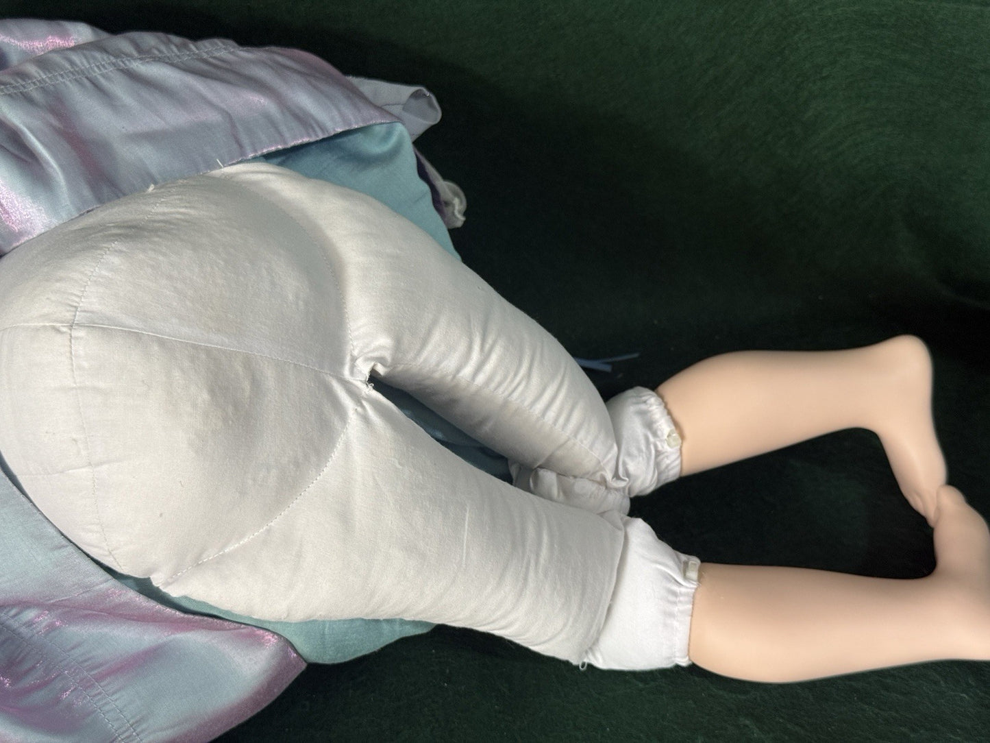 Collectible Porcelain 27” Doll “Sky” by Christine Orange Tag