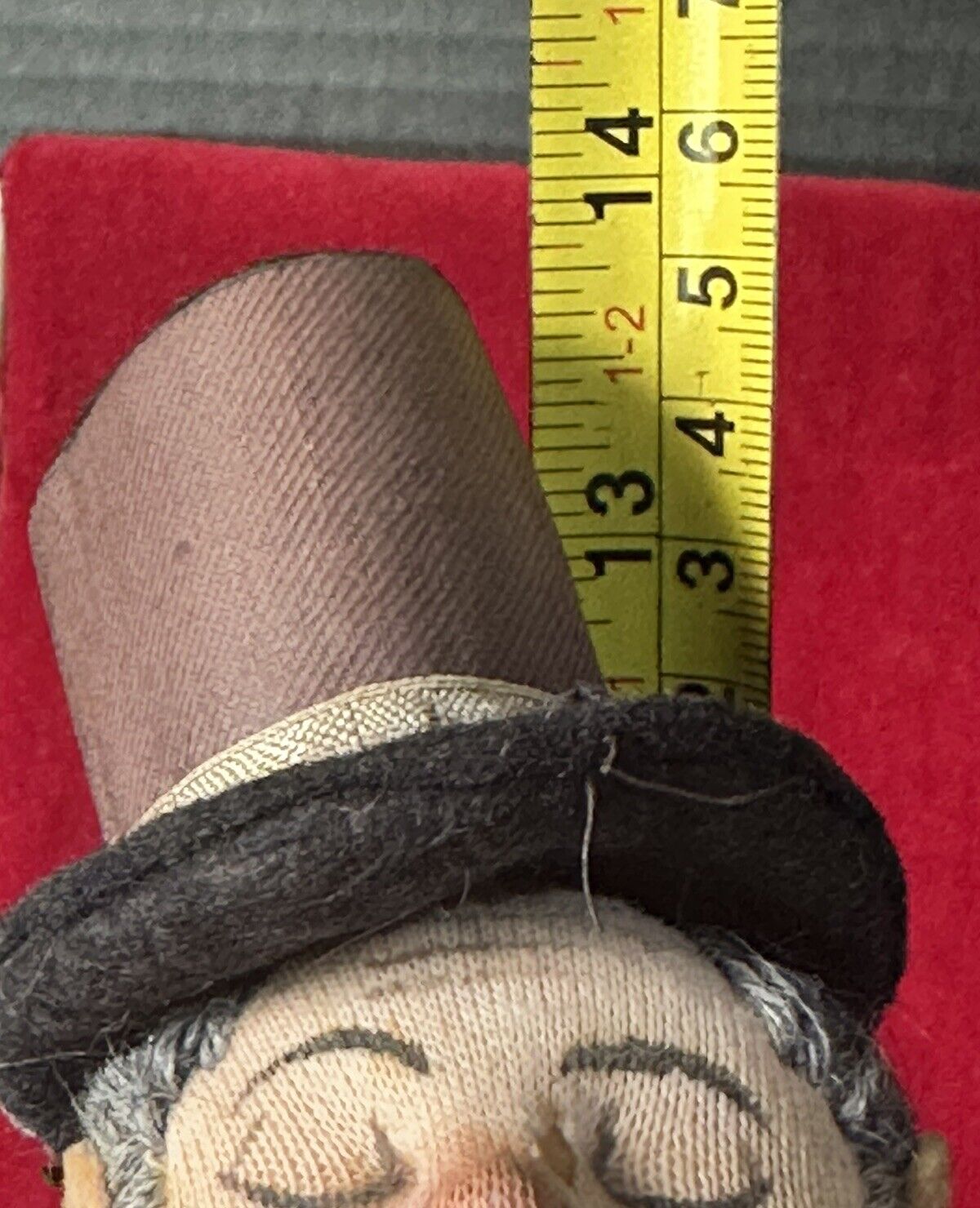 RARE Antique German Stockinette Caricature Character 12” Doll K*R 1012 Catalog