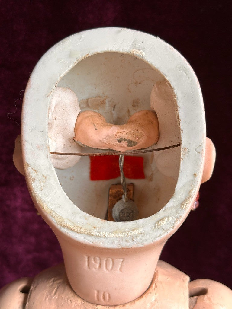 Antique French 22” Tete Jumeau 1907 Bisque Head Doll