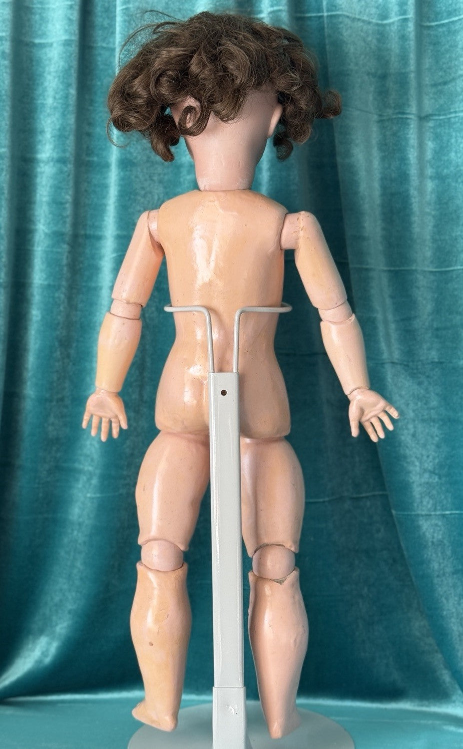 Antique German Goebel B3 22” Doll Bisque Head Composition Body