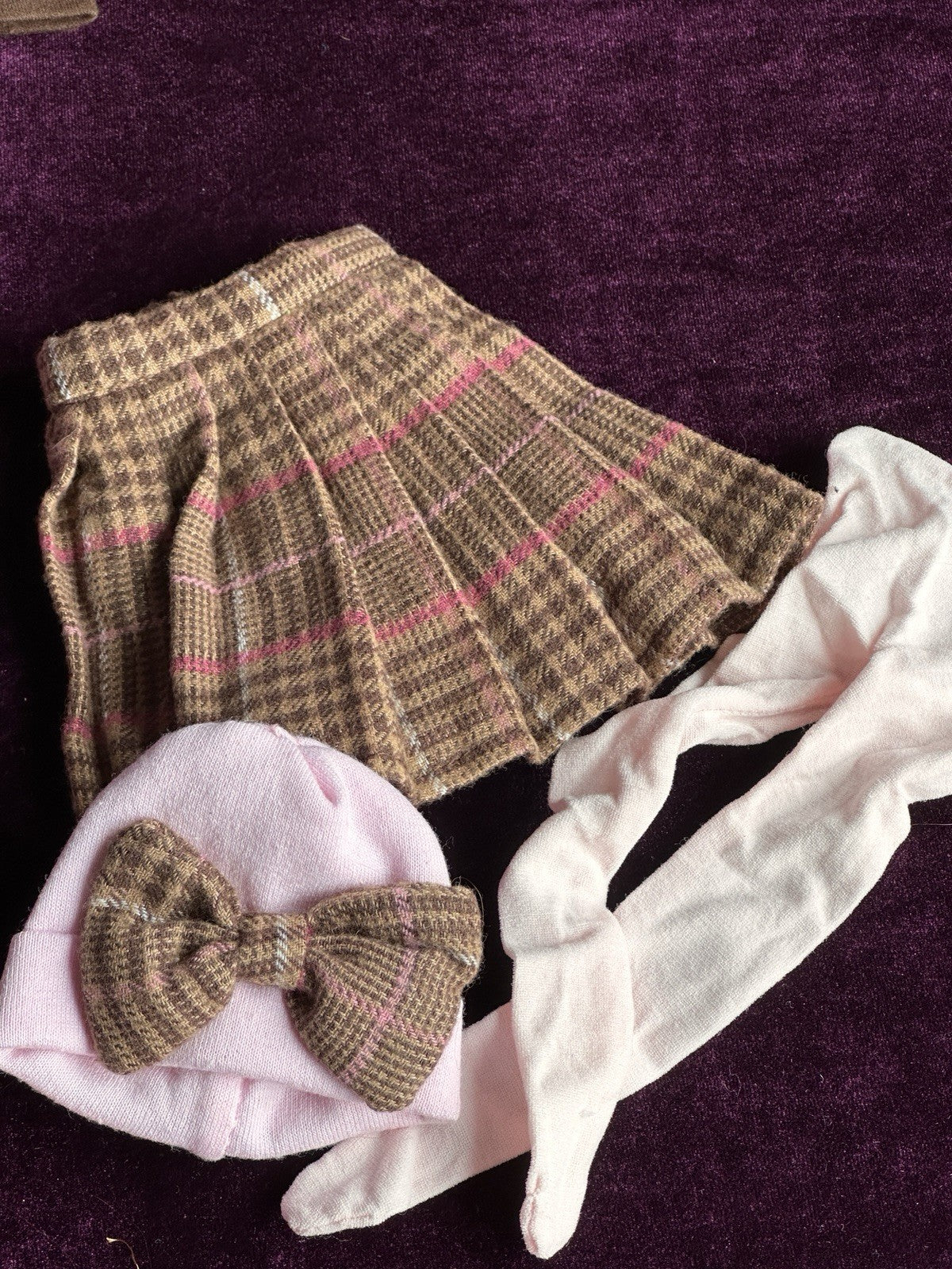 Complete Winter 7-Piece Outfit for 14” Helen Kish Vinyl Doll