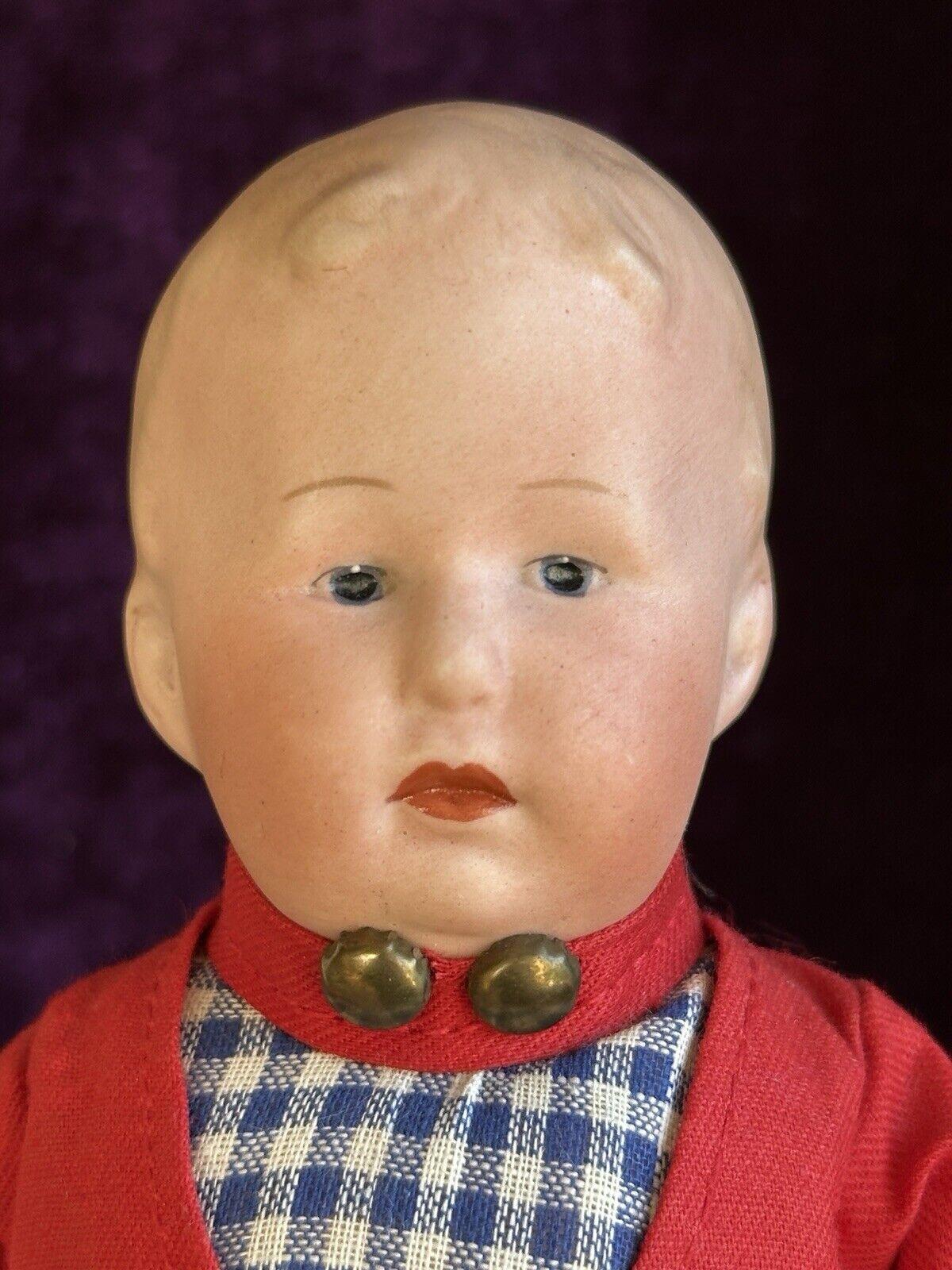 Rare Antique German 9” Gebruder Heubach 7759 (?) Bisque Head Boy Doll