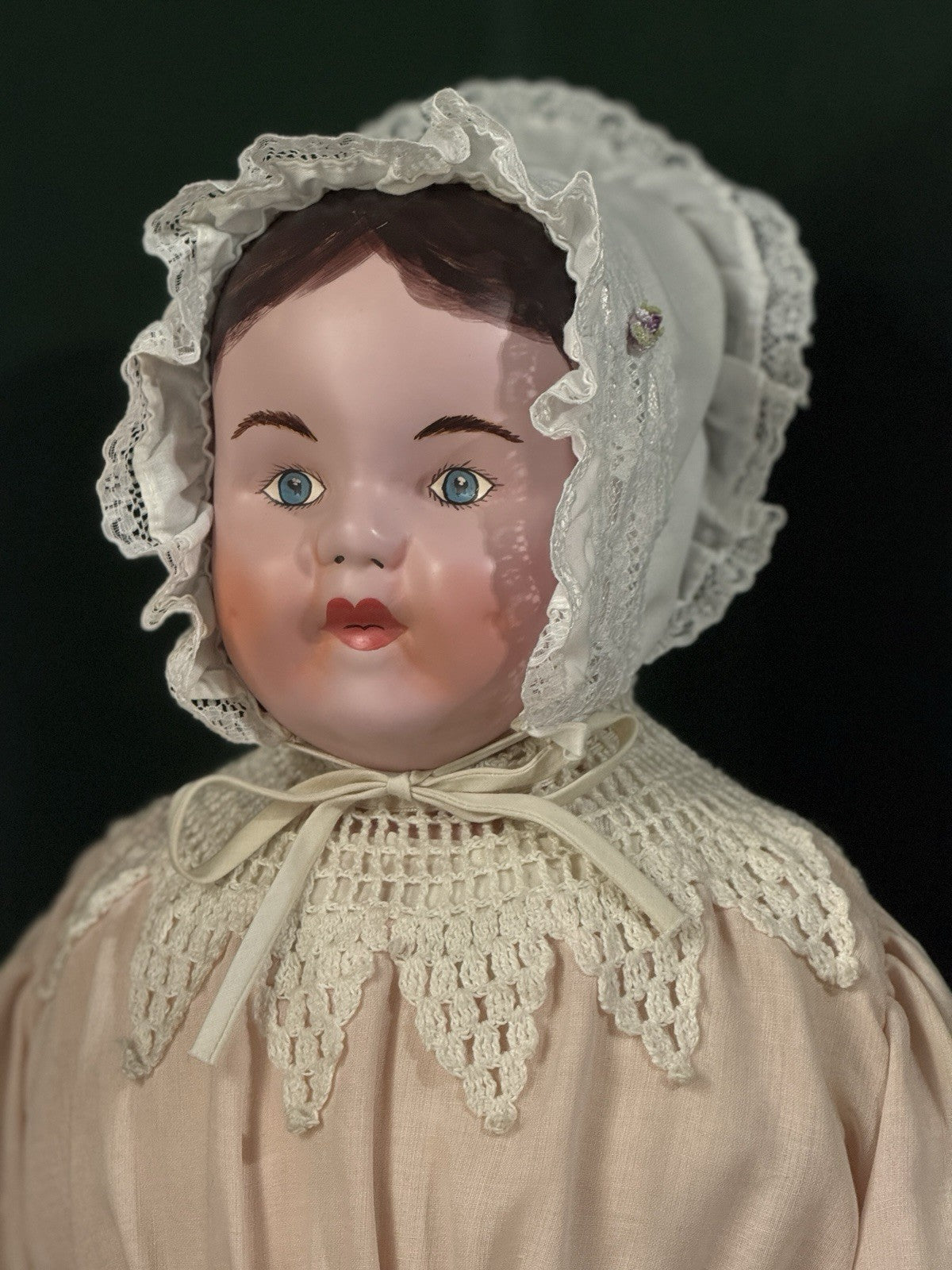 Reproduction Of Antique Ella Smith “Alabama Baby” 28” Cloth Doll