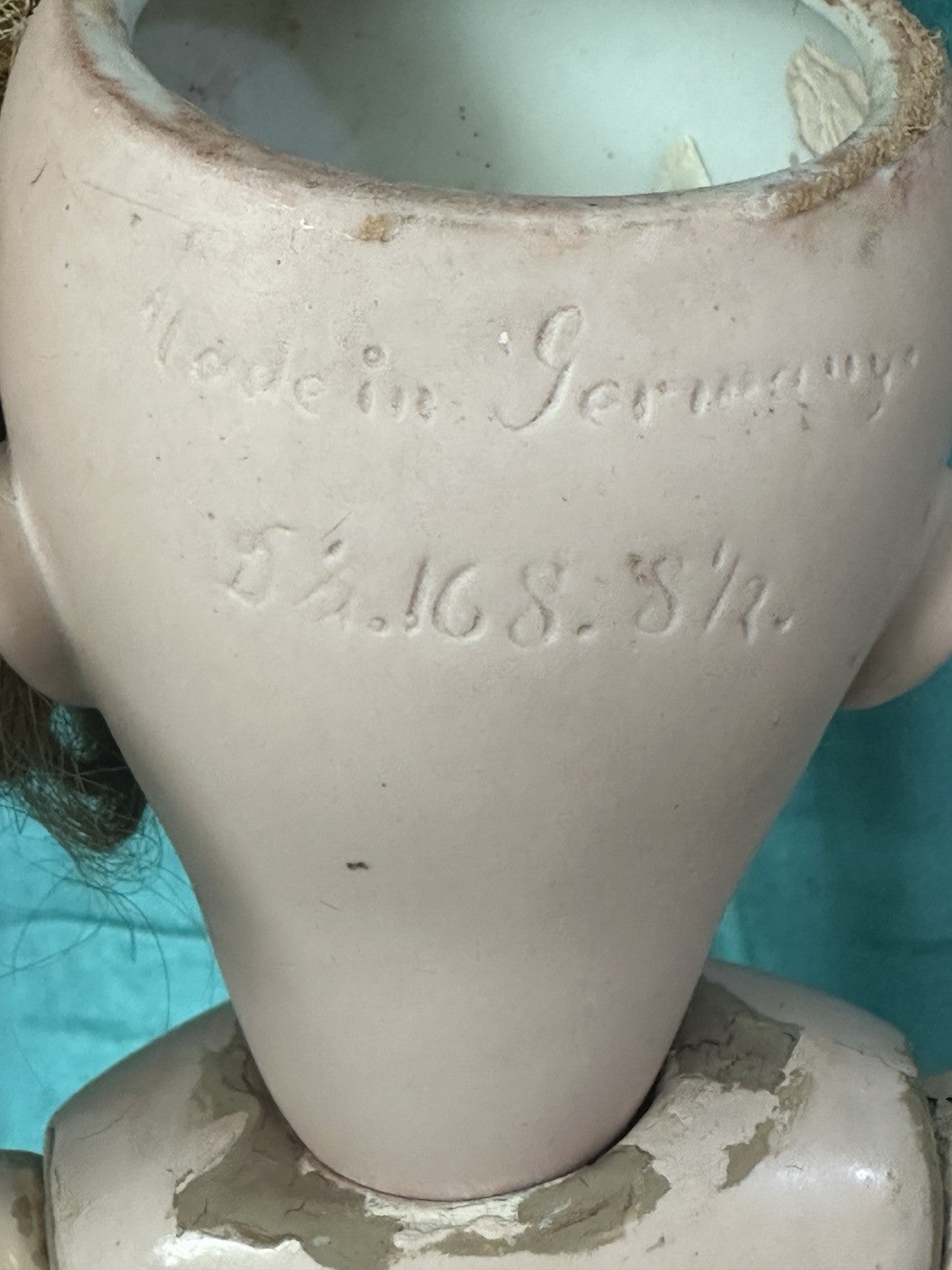 Antique German JDK Kestner Bisque Head Composition Body 16” Doll Mold 168