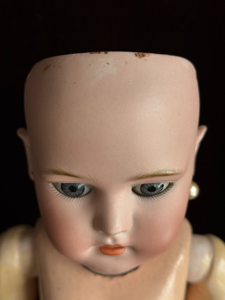 Antique German 22.5” Simon Halbig Baby Blanche Bisque Head Doll