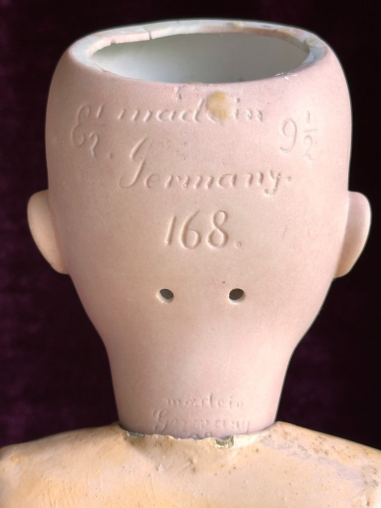 Antique German 22” Kestner 168 Bisque Head Doll Composition Body