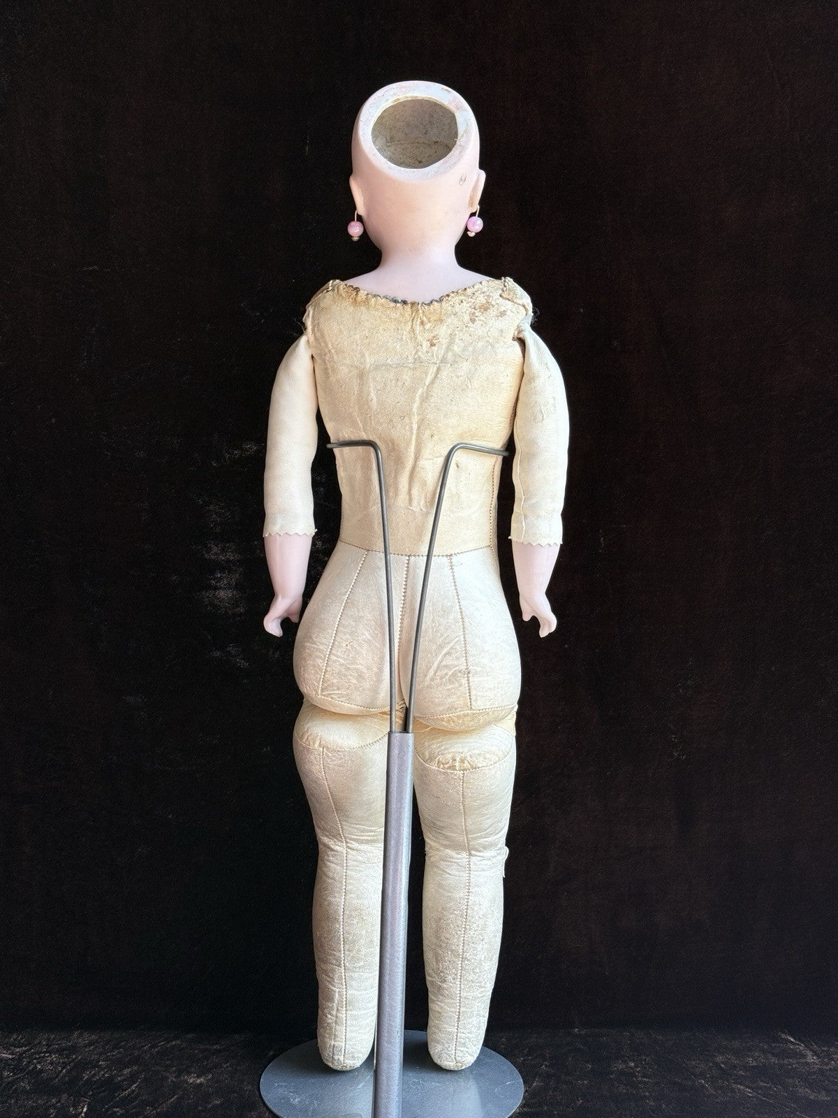 Antique German 22” Bahr & Proschild (?) Bisque Shoulder Head Fashion Doll