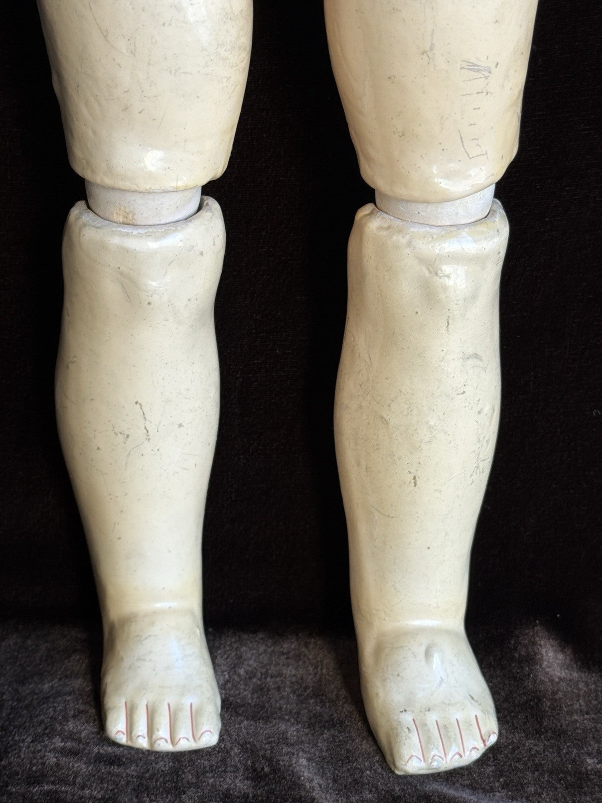 Antique German 23” Kestner 168 Bisque Head Doll