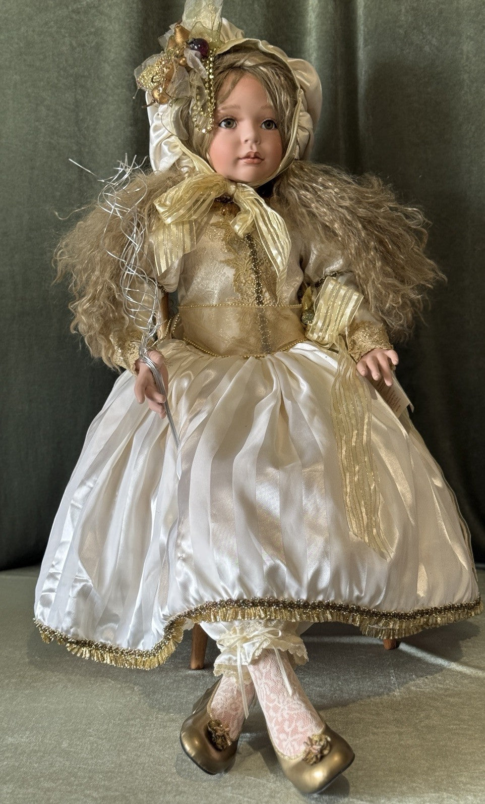 Huge Original 42” Porcelain Doll “Dienna” by Donna Rubert LE 400