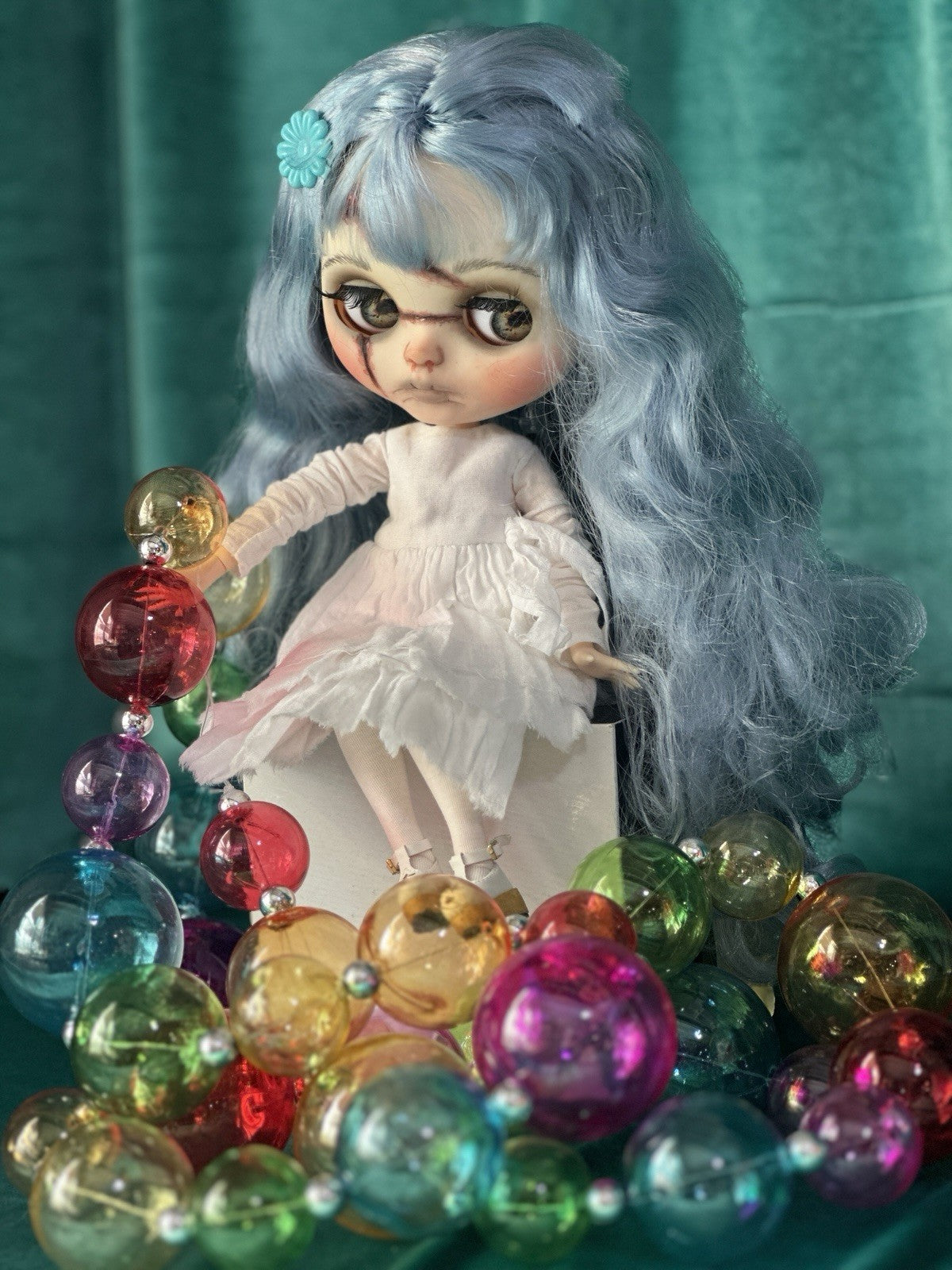 OOAK Custom Blythe 11” Artist BDJ Doll “Beautiful Frankenstein”