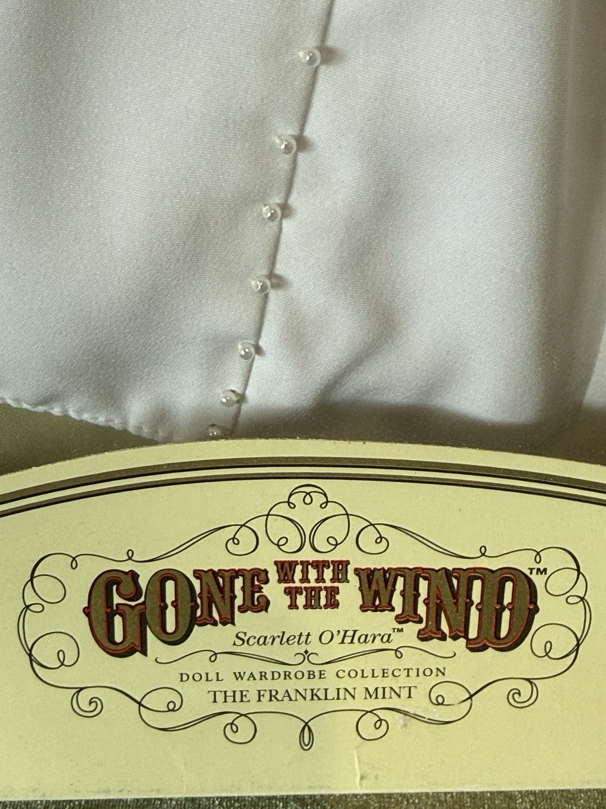 MIB Franklin Mint Gone with the Wind Scarlett New Orleans Romance Ensemble