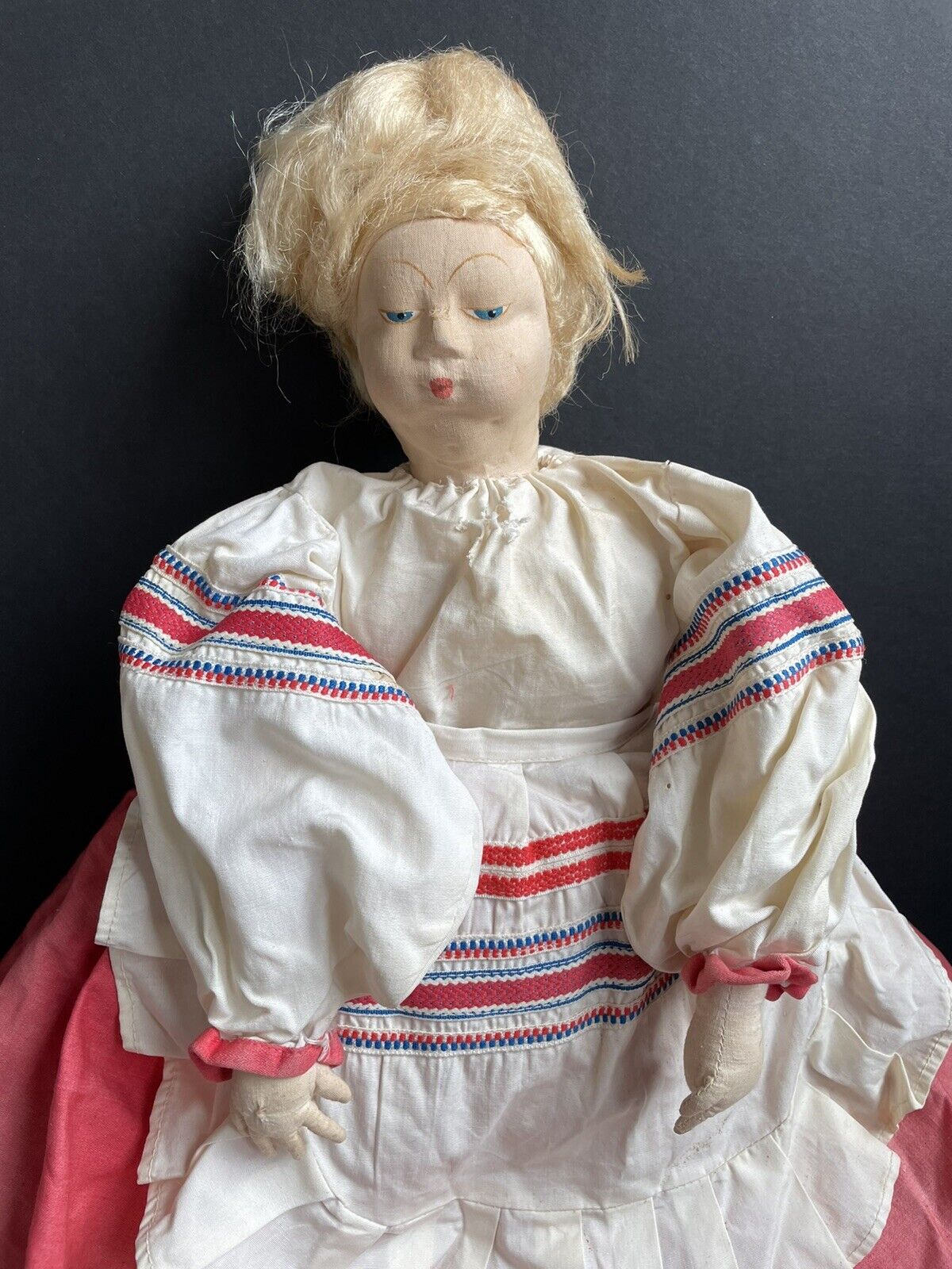 Antique/Vintage USSR Russian Cloth Cosy Tea Wormer Doll