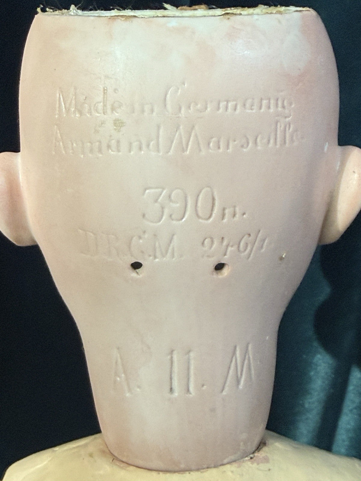 Antique German Armand Marseille 390 DRGM 28” Doll Bisque Head Composition Body