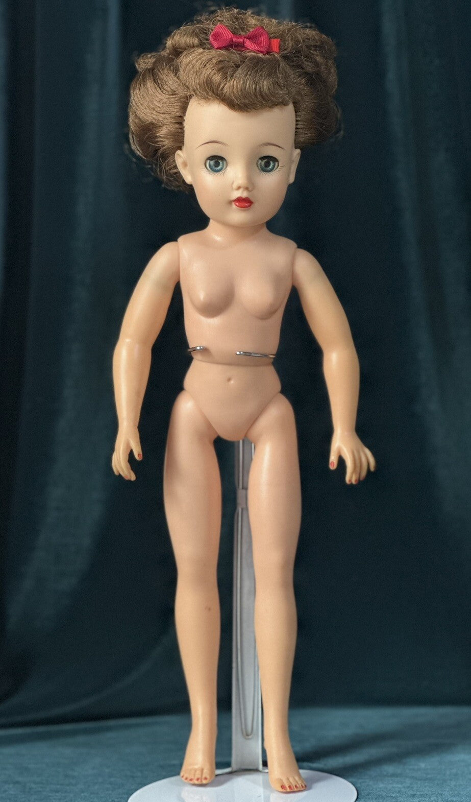Vintage 1950’s Ideal Miss Revlon Doll 17” VT-18 Cherries Dress