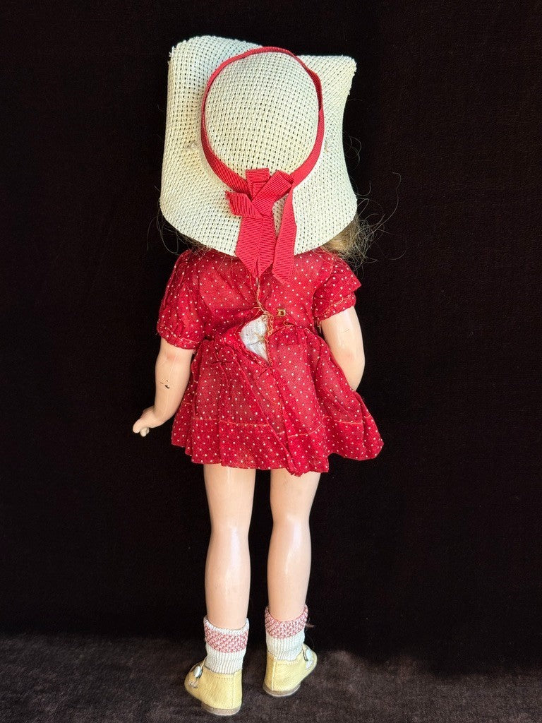Vintage Effanbee 14" Composition Suzanne Doll with Original Tag