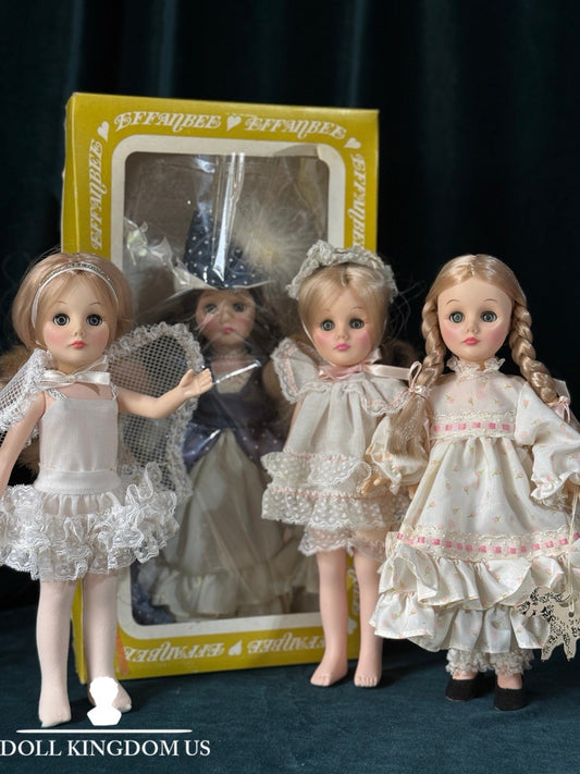 Lot Of 4 Vintage Effanbee 12” Dolls