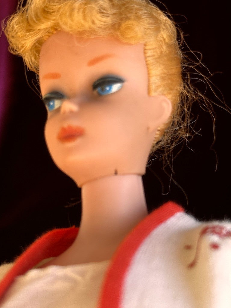Early Mattel Vintage Blonde Ponytail Barbie Doll