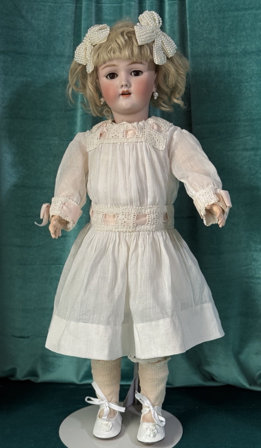 Antique German Simon Halbig  Handwerck Mold 69 12x Bisque Head 24” Doll