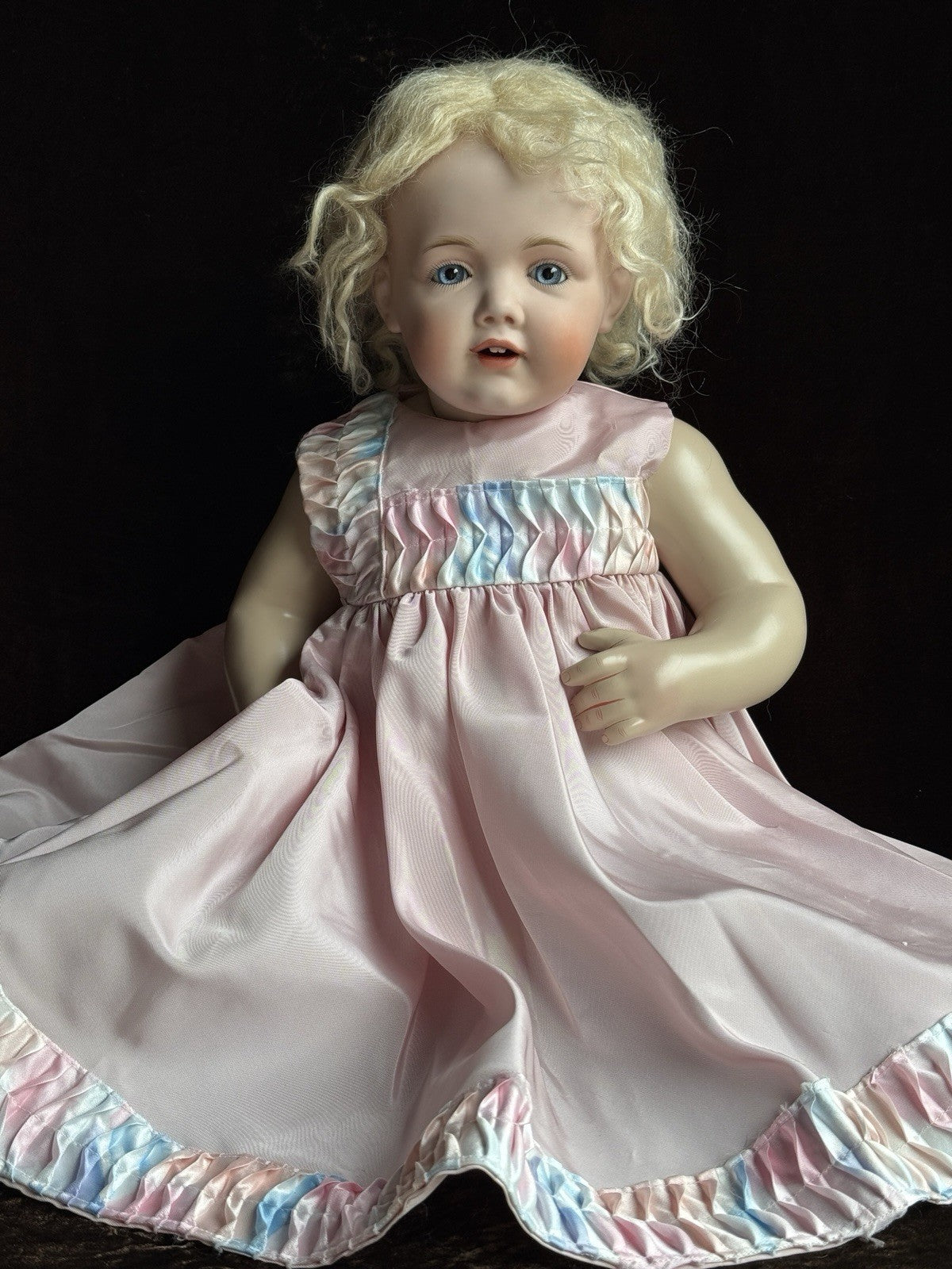 Colleen Phillips Porcelain Compo 22” Repro of Antique Kestner 237 Hilda Doll