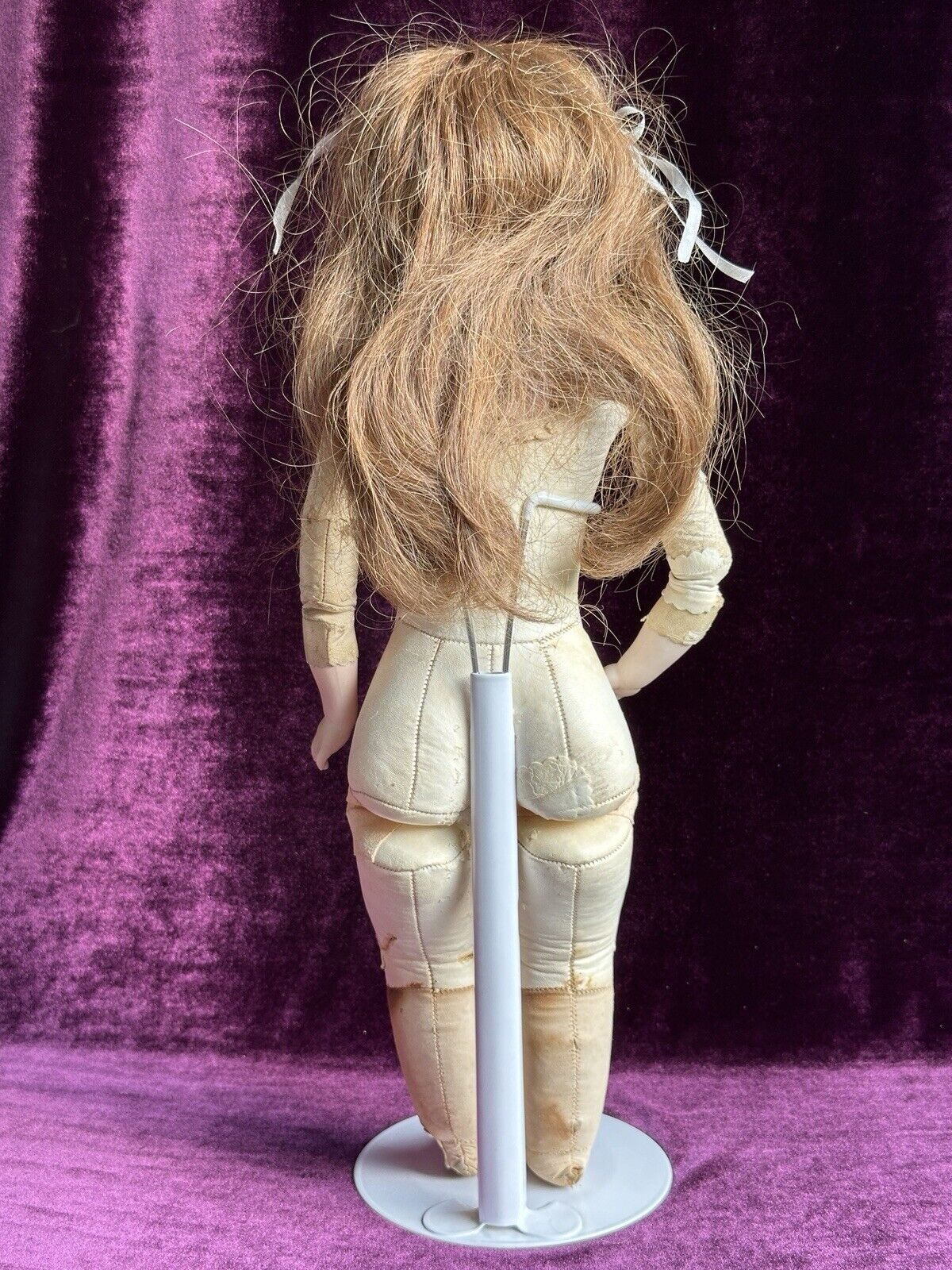 Antique German 18” Cuno Otto Dressel COD 93 (?) C DEP Bisque Shoulder Head Doll