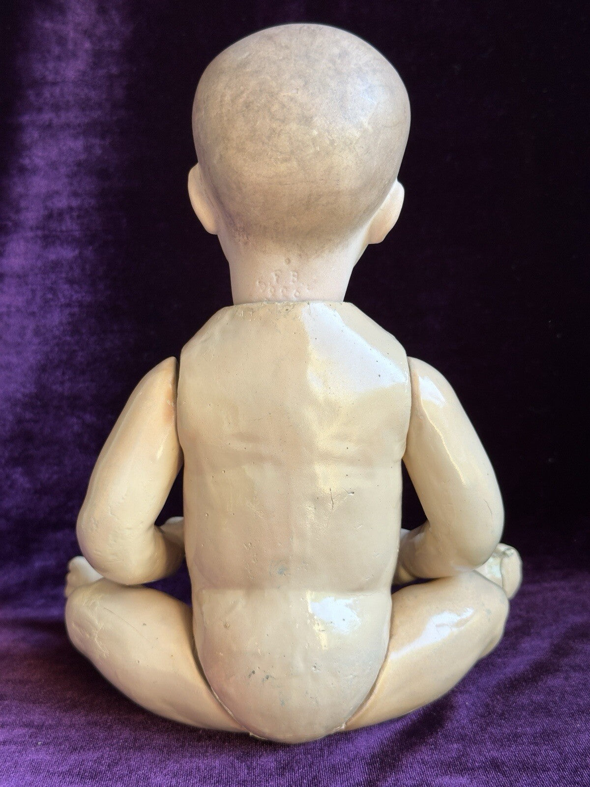 Antique French 13” SFBJ 226 Bisque Head Character Baby Doll Restored
