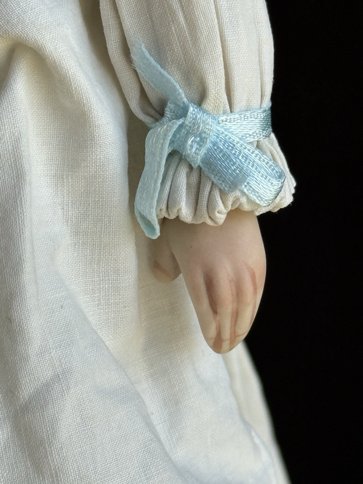 OOAK Collectible 10.75" Kathy Redmond Porcelain Cloth Girl Doll