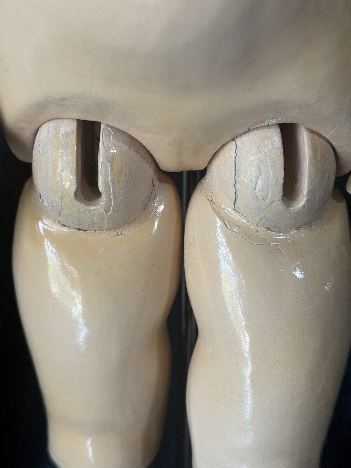 Antique German 27” Adolf Wislizenus Doll Bisque Head Composition Body