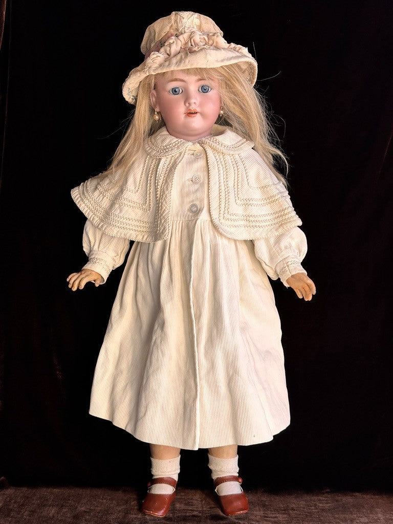 Antique German 30” Simon Halbig Heinrich  Handwerck Bisque Head Doll