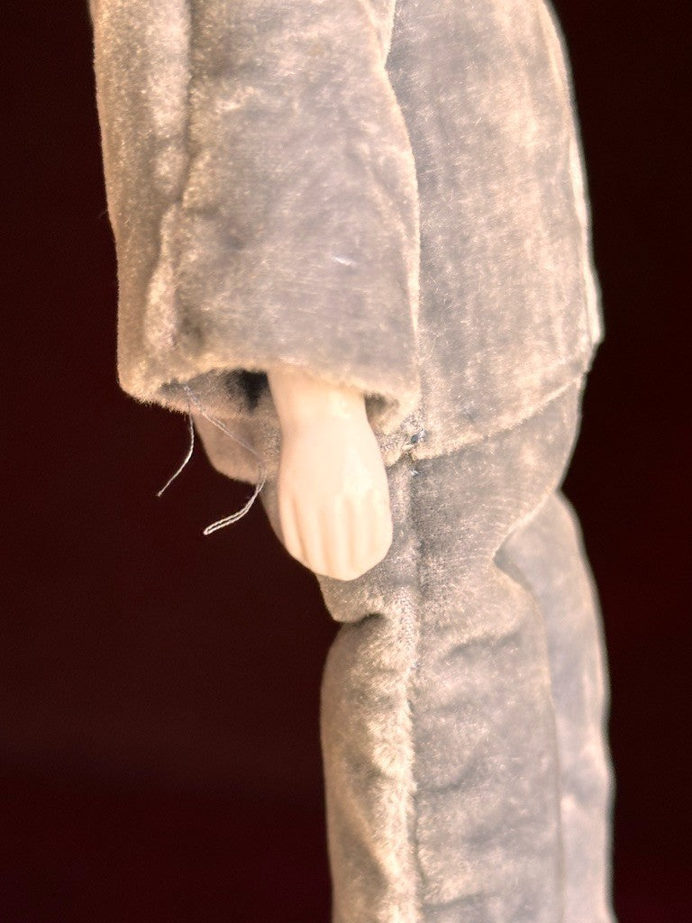 Antique German Hertwig Cabinet Size 9” Bisque Molded Shoulder Plate Doll