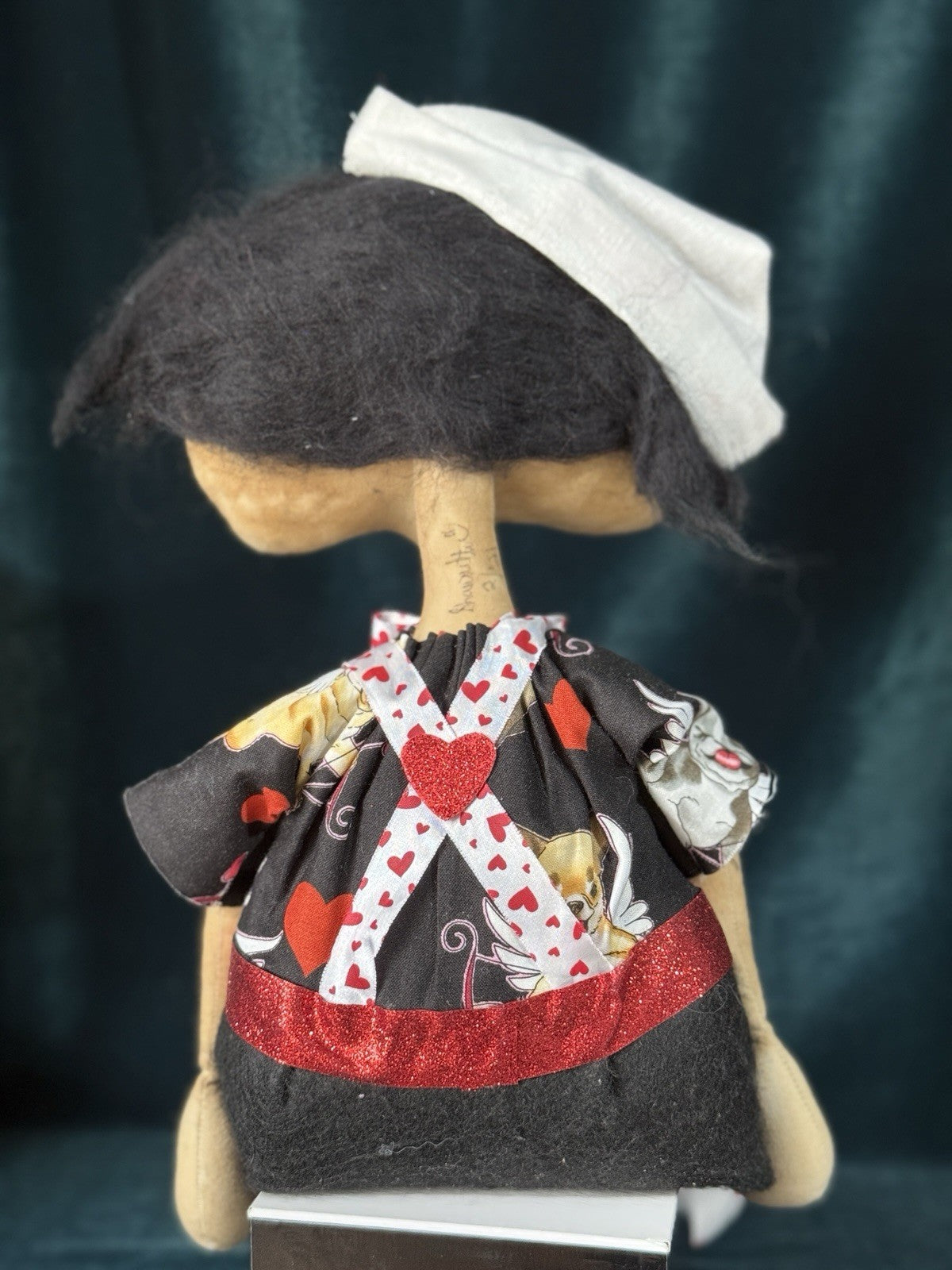 Lot Of 2 OOAK Artist Handmade Whimsical Cloth 22” Doll