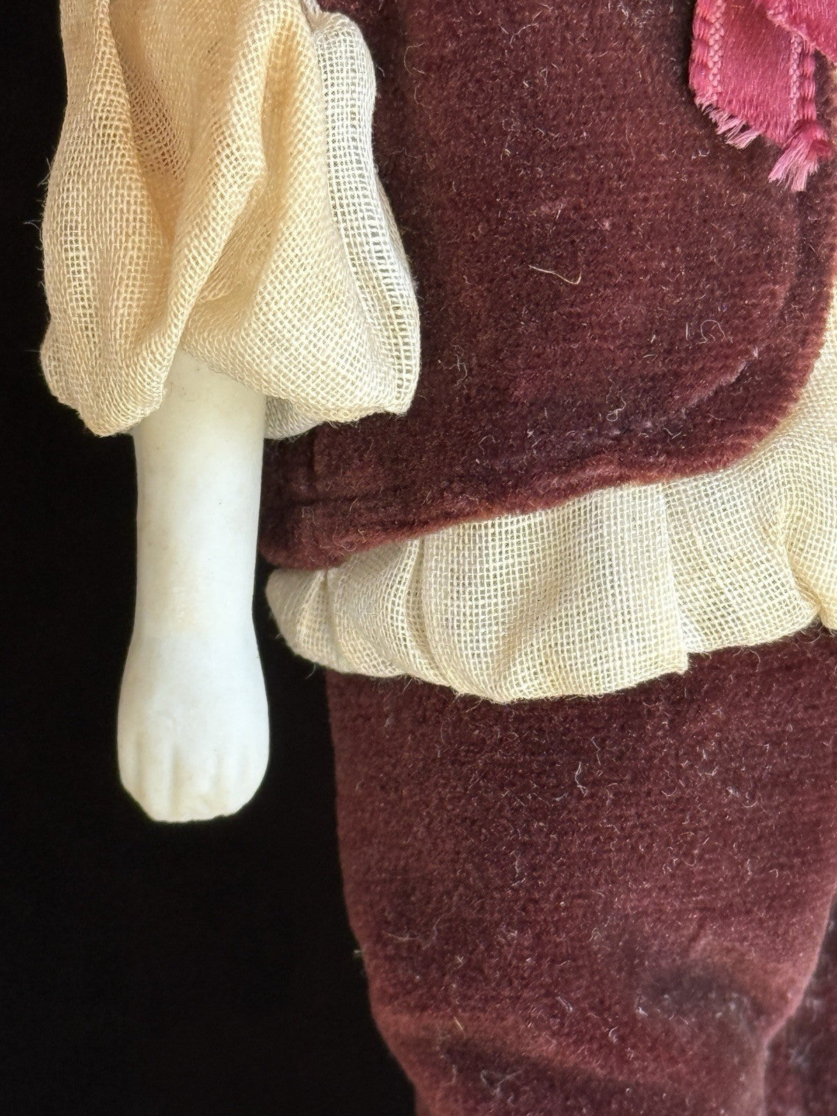 Lot of 2 Vintage Miniature 7.25” Made in Japan Bisque Head Dolls
