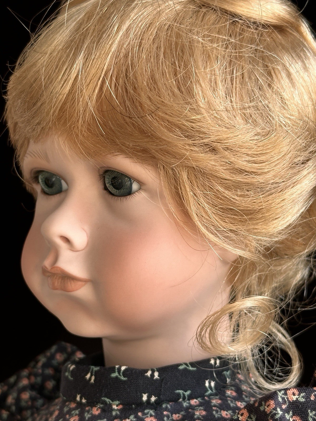 Collectible Porcelain 23” Linda Mason Originals Victoria Rose Doll LE 50