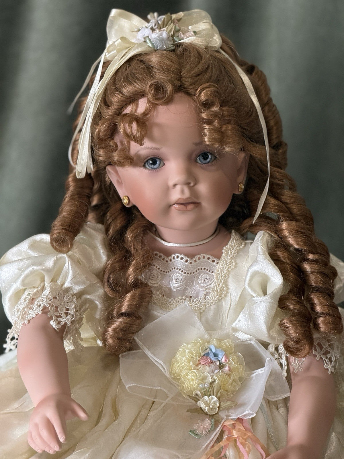 Large 32” Porcelain Doll “Tammie” by Donna Rubert LE 750