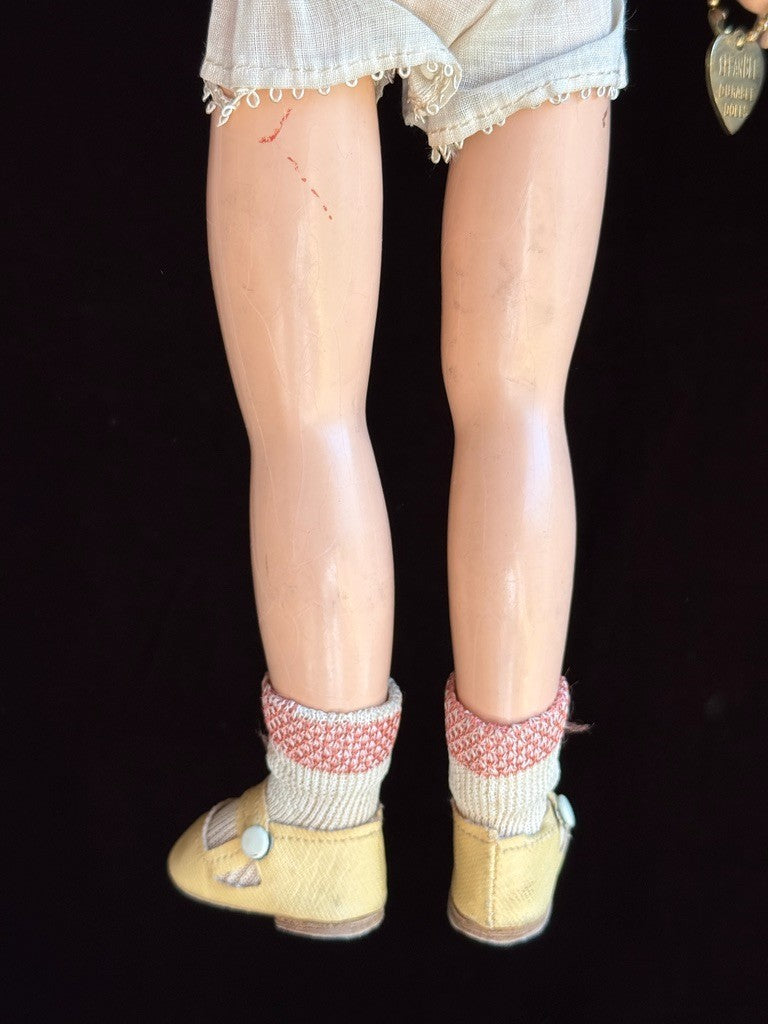 Vintage Effanbee 14" Composition Suzanne Doll with Original Tag