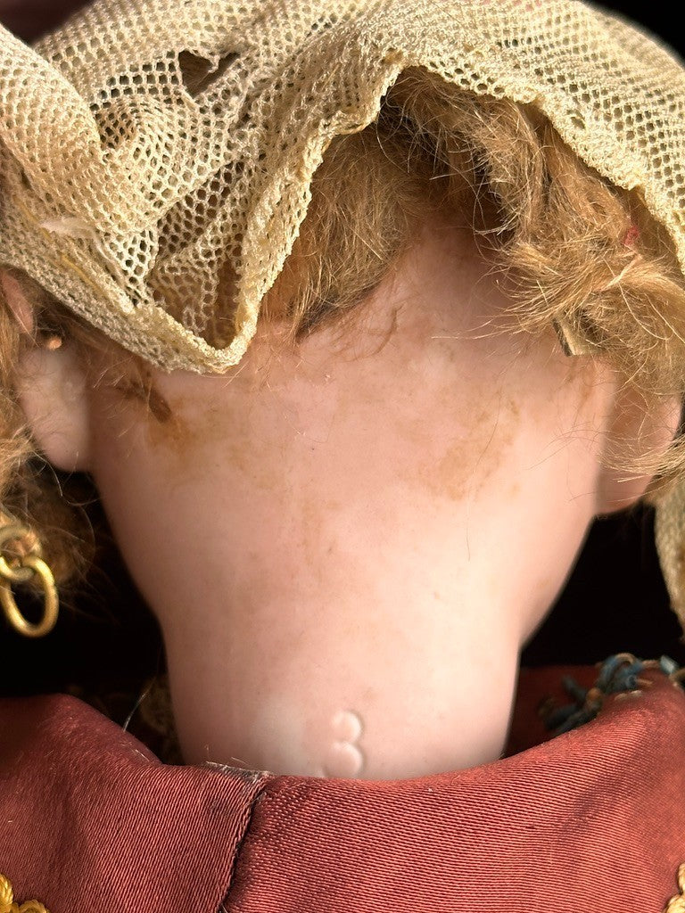 Unidentified Antique French/Italian (?) 16” Bisque Head Doll