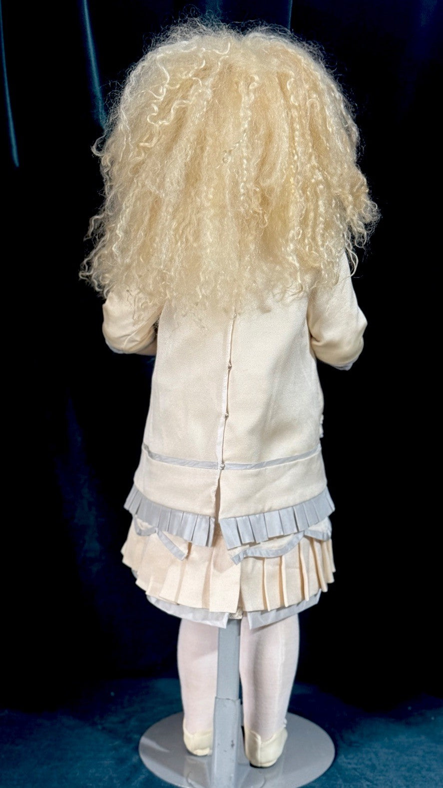 Vintage Reproduction of Antique French Bru Jne R 27” Doll Porcelain Head
