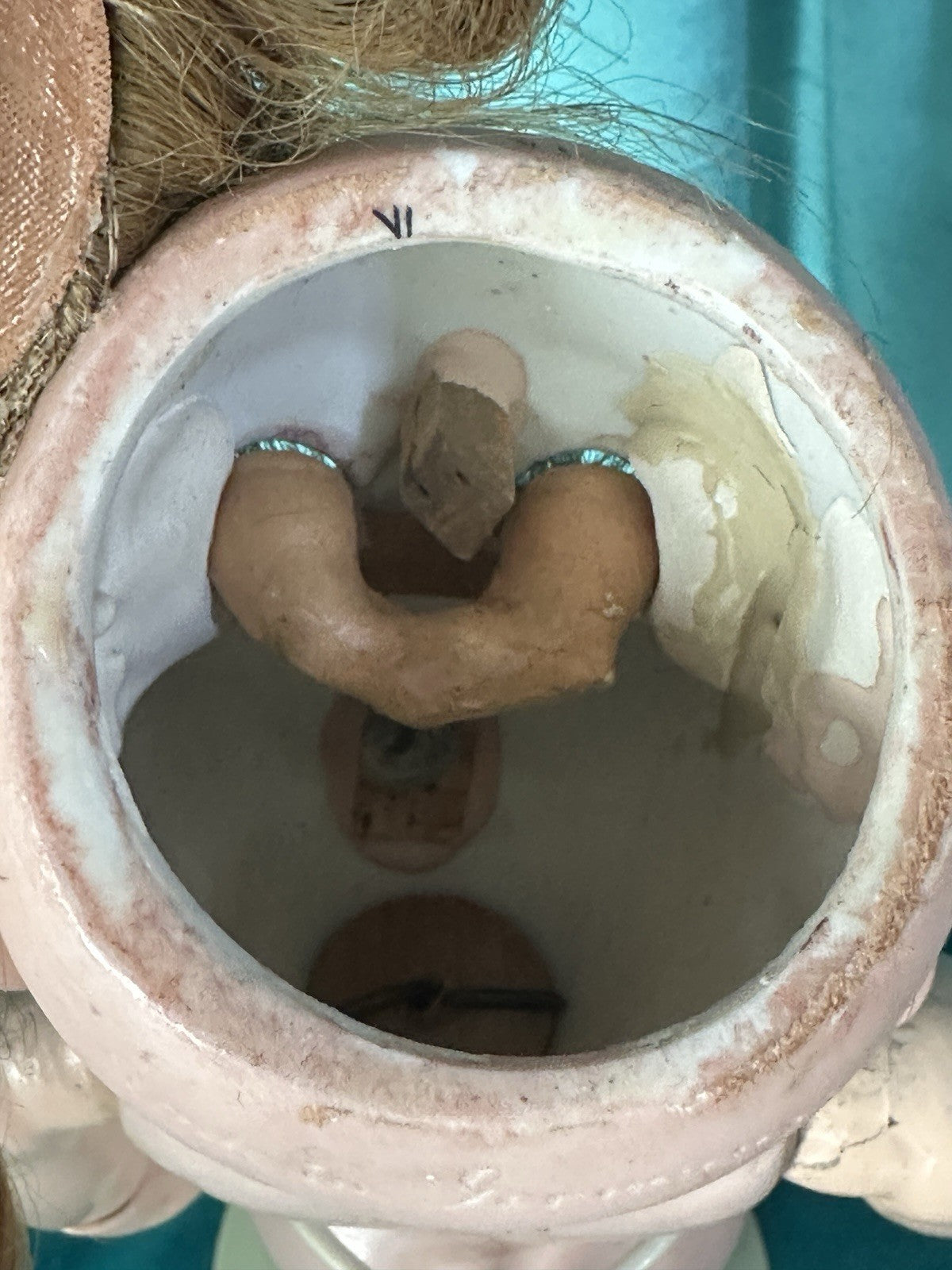 Antique German JDK Kestner Bisque Head Composition Body 16” Doll Mold 168