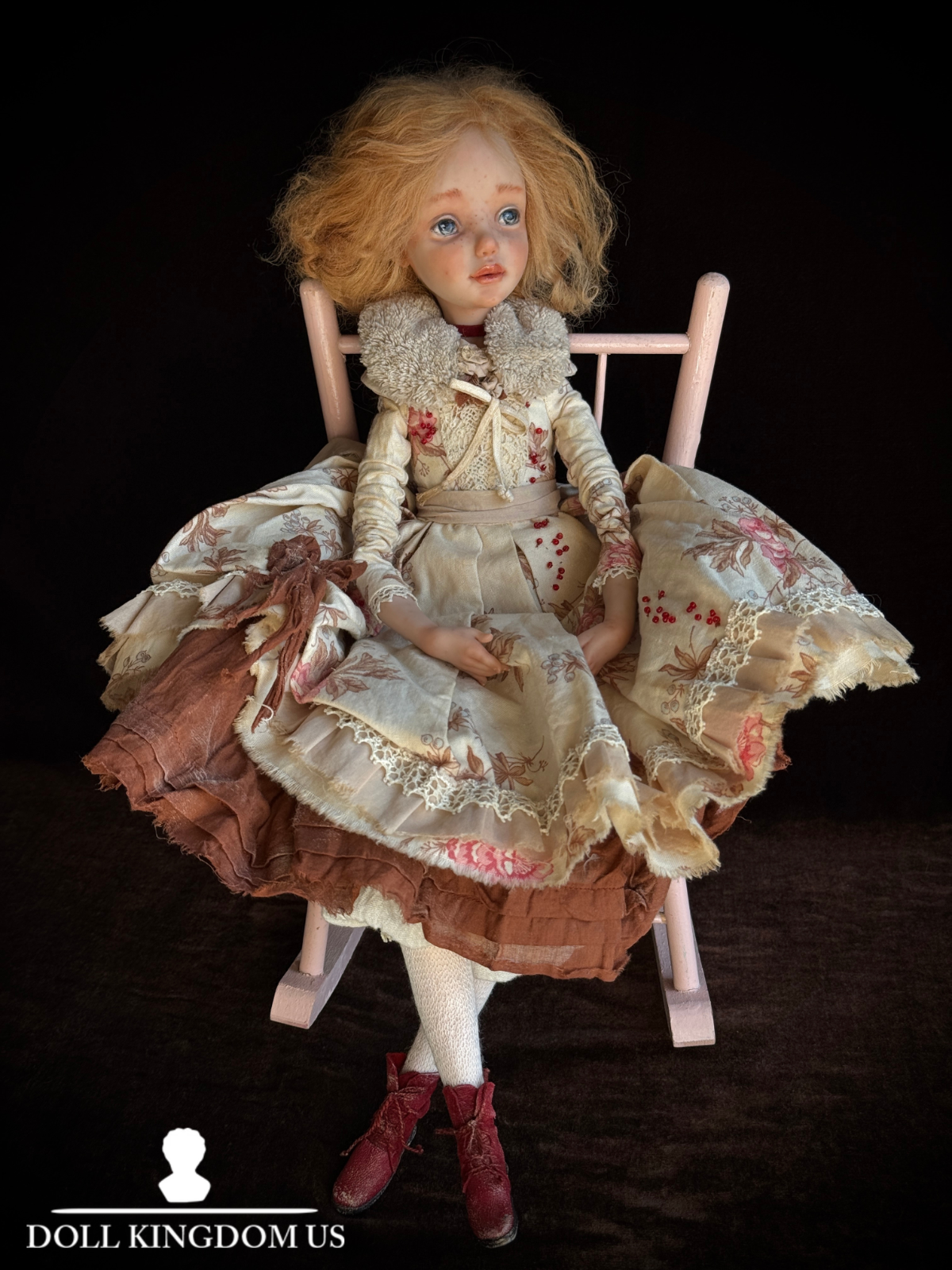 OOAK Russian Artist 21" Oplakanska Helena Olivia Doll in Box with Tag
