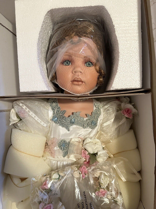 Collectible Lifelike Porcelain Doll Shannon by Donna RuBert Rustie LE 1500 NRFB
