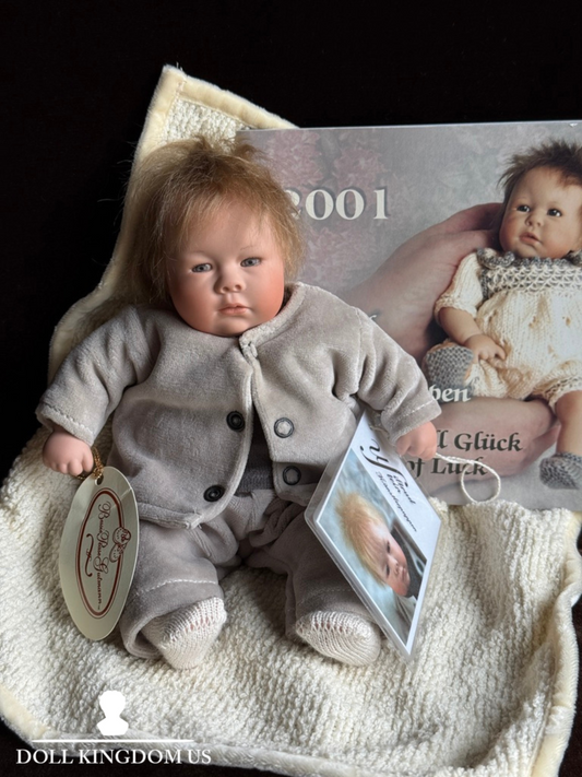Collectible German 8.5" Wiltrud Stain Porcelain Simon Baby Complete Set LE 24